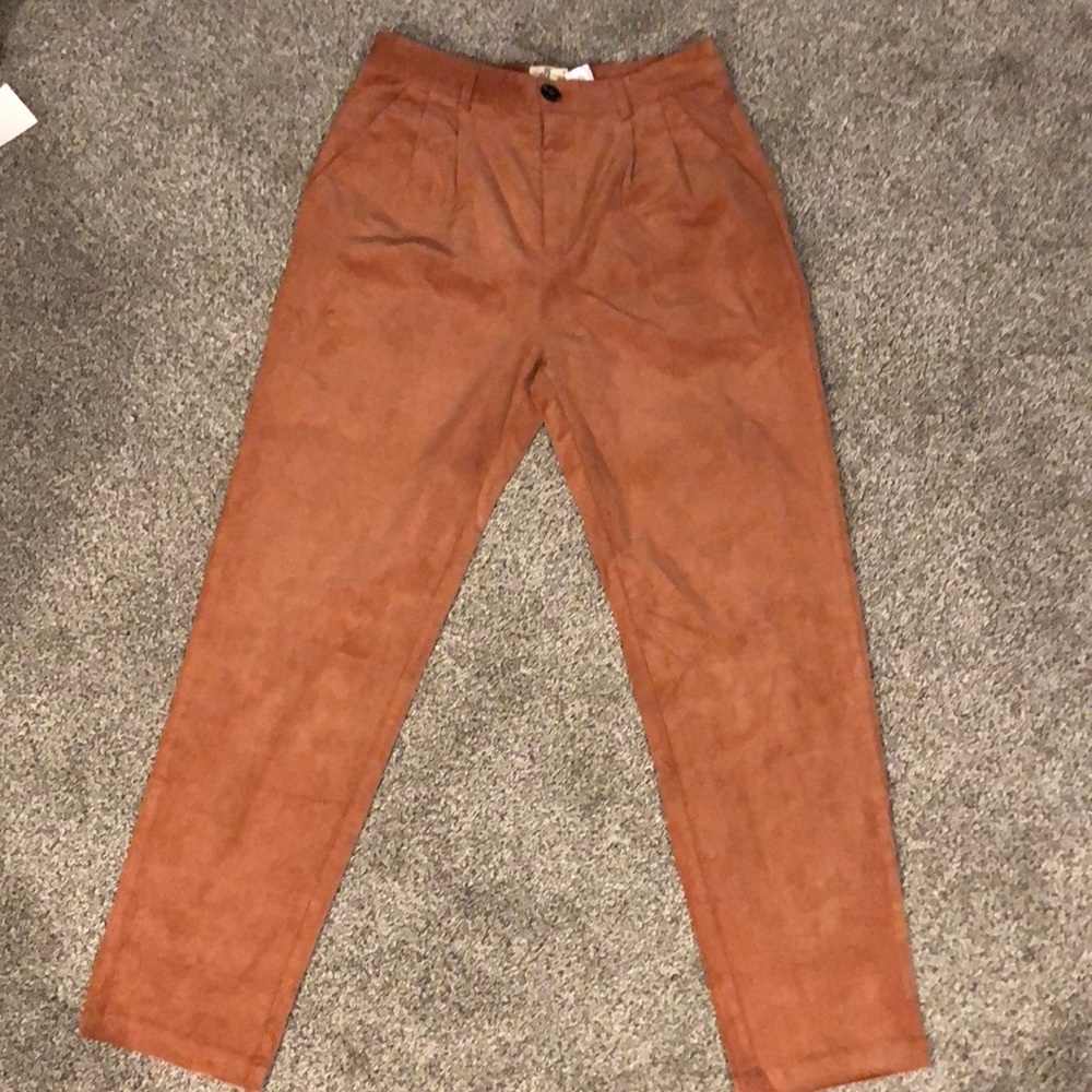 Listicle brown corduroy pants